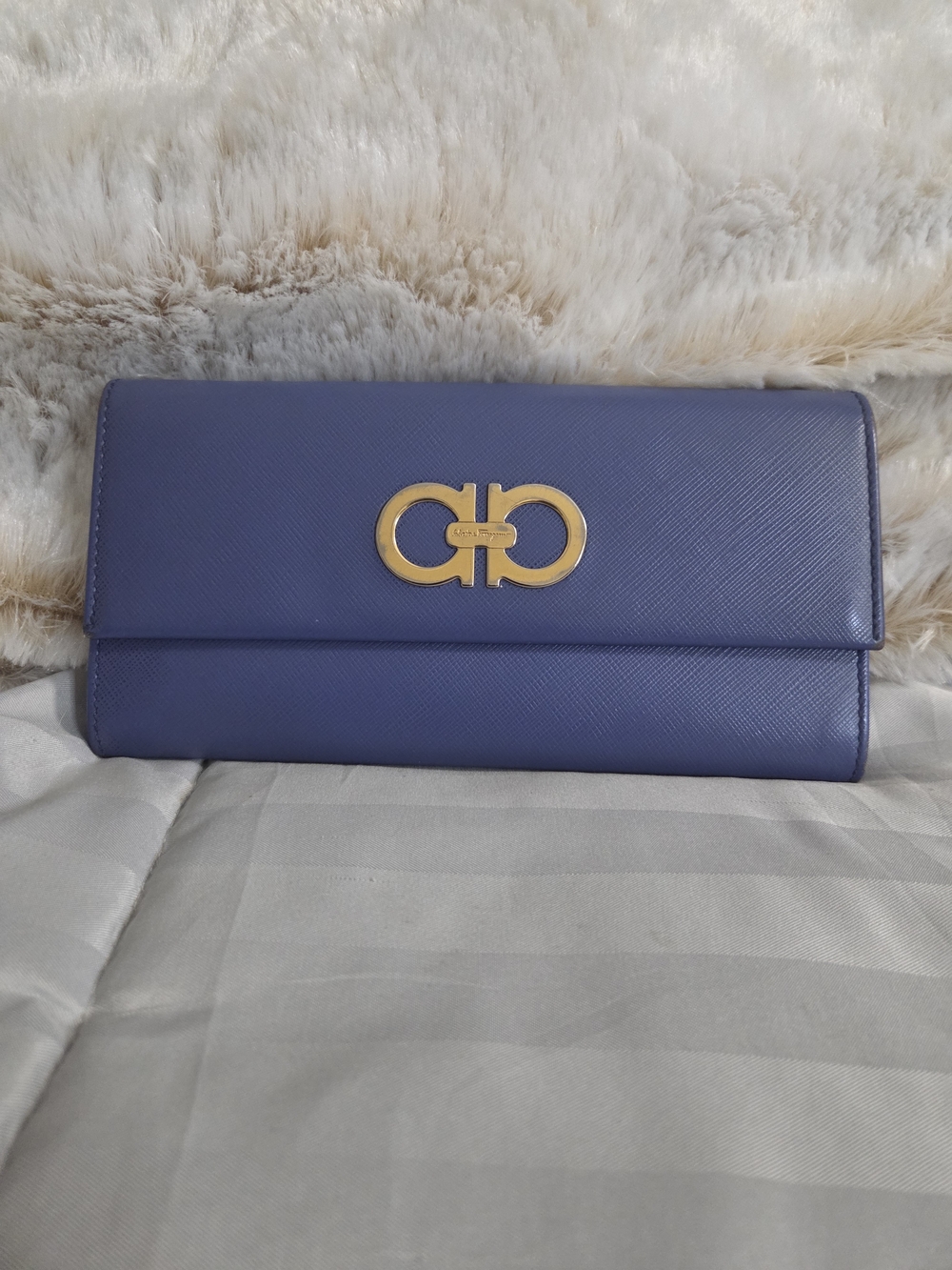 Salvatore Ferragamo Gancini Leather Wallet